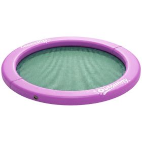 8FT Inflatable Water Hammock Floating Ring, Inflatable Floating Dock Platform for for Lakes, Pools, Oceans, Purple