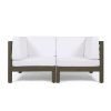 OANA 2-Piece LOVE SEAT SET, WHITE