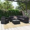 Garden Sofa Black