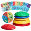 Turtle Balance Stepping Stones, 6 PCS, Up to 220 lbs Kids Turtle Jumping Stones Steps Stones