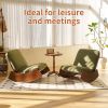 Comfortable Glider Rocking Chair, High-Quality Upholstery Glider Chair, Solid Wood Frame
