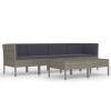 Garden Furniture Set Grey, Anthracite