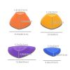 11 PCs Stepping Stones Kids with Non-slip Rubber, Stackable Balance River Stones for Obstacle Course Sensory Play, Outdoor Indoor for 3-8 Years Old
