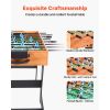 Folding Foosball Table, 42 inch Standard Size Table, Indoor Full Size Foosball Tables for Home, Family, and Game Room, Durable Soccer Set