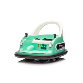 12V Ride On Bumper Car For Kids,electric Car For Kids,1.5-5 Years Old,W Remote Control, LED Lights, Bluetooth  360 Degree Spin, Vehicle Body With Anti