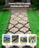 Gravel Grid, 2 Inch Depth, 17.06 x 8.86 FT / 5200 x 2700 mm, 1880 LBS Per Sq ft Grass Ground Retainer, Permeable Geo Grids Driveway Stabilization