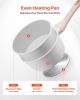 1.5 QT Saucepan, Nonstick Saucepan with Tempered Glass Lid, Multipurpose Cooking Sauce Pot with Detachable Handle