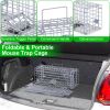 2Pack High-Sensitive Reusable Rat Trap Cage – Quick-Catch One-Touch Trigger, Solid Galvanized Wire, Weatherproof for Home, Kitchen, Garden