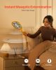 Electric Fly Swatter, Zapper Racket with 3 Layers Mesh, Powerful Fly Killer Indoor & Outdoor with 500mAh Battery Rechargeable for Home, Bedroom