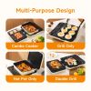 Joydeem Electric Grill with Hot Pot, Shabu Shabu Pot with Grill, Foldable & Detachable Design, 1800W, 4.75Qt Large Capacity