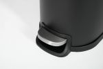 SSTC103-10L-B, Stainless Steel Kitchen Trash Can, 10L, Black
