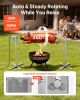 Rotisserie Grill, AC120V 8 Level Height Electric Rotisserie Grill Kit, BBQ Grills Rotisseries Kit with 132 lbs Load Capacity, 38W Motor