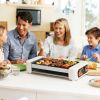 Multifunctional Electric Hot Dog Roller Machine, 3-in-1 Sausage Grill with Non-Stick Griddle, Smokeless BBQ Grill for Home, Dorm, RV, Party