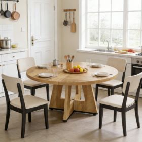 Round Dining Table (Only Dining Table) (Option: defaulttitle)