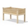 Farmhouse 24-in x 48-in Cedar Elevated Victory Garden Bed - Made in USA