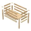 Farmhouse 24-in x 48-in Cedar Elevated Victory Garden Bed - Made in USA