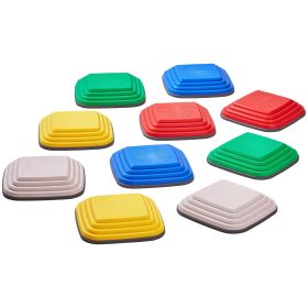 Balance Stepping Stones for Kids, Up to 220 lbs, Non-Slip Toddlers Sensory Stepping Stones (Option: 10 Pcs)