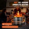 Smokeless Fire Pit Stove Bonfire, Wood Burning Fireplaces with Removable Ash Pan