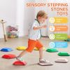 Balance Stepping Stones for Kids, Up to 220 lbs, Non-Slip Toddlers Sensory Stepping Stones
